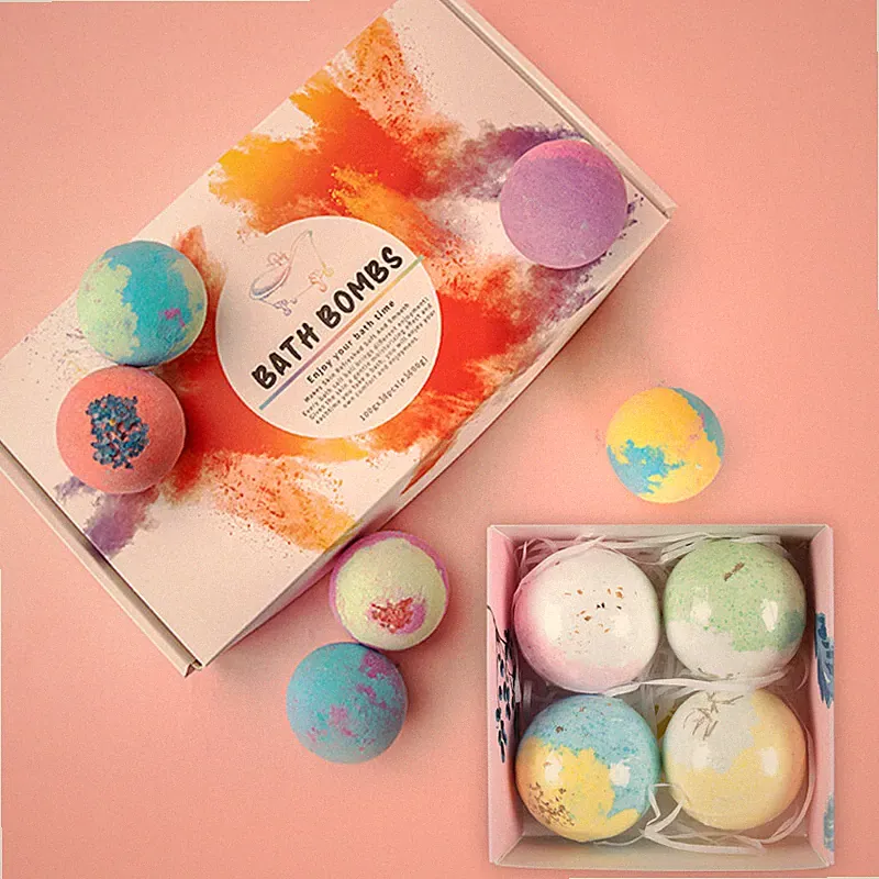 14 Pcs Bath Bombs Set Scented Assorted Fragrance Bath Bombs Spa Luxury Gift Set