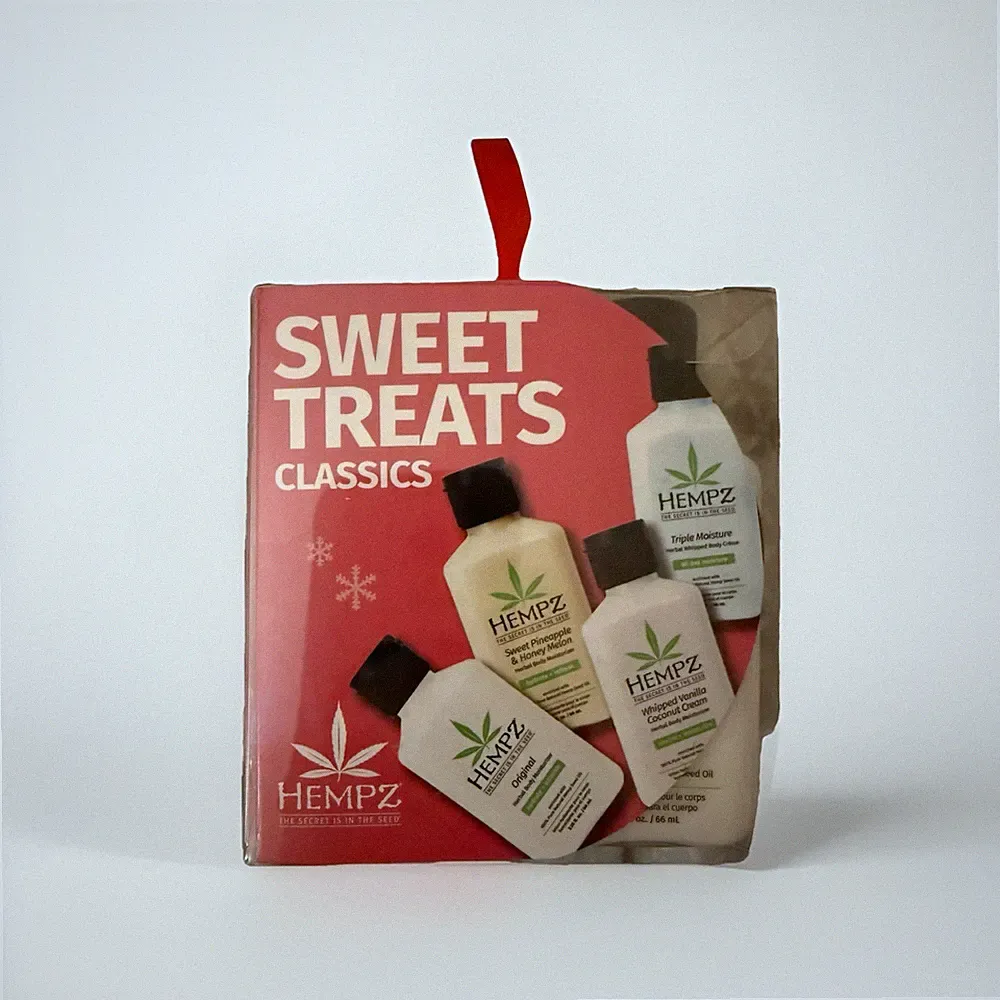 Hemps Sweet Treats Classics Body Cream Holiday Gift Set 4 Pieces | 2.25 Oz Each