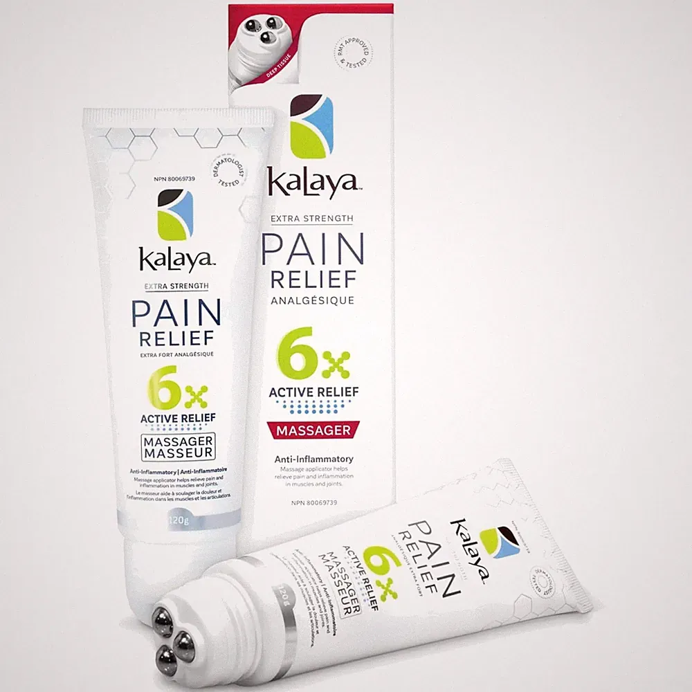 Mint Scented Pain Relief Cream with Roller Ball Applicator – Fast Relief 4.2oz