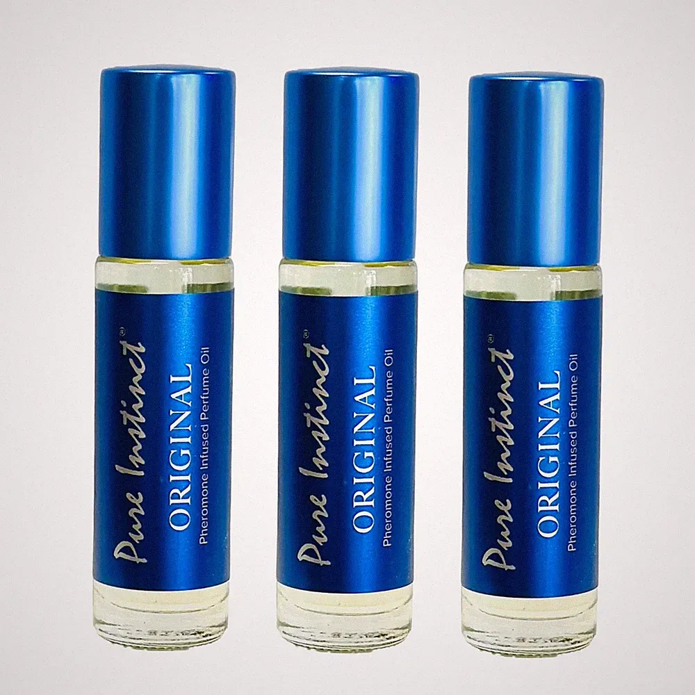 Roll-On (3-Pack) - The Original Pheromone Infused Essential Oil Perfume Colog...