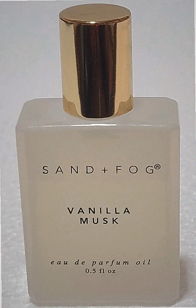 Sand + Fog Vanilla Musk Eau De Parfum Oil Rollerball Amber Vanilla Powder Anise