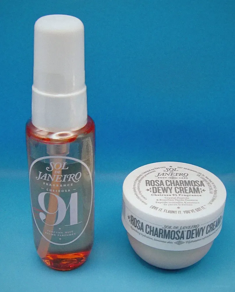 SOL DE JANEIRO Travel Lot ROSA CHARMOSA Dewy Cream + CHEIROSA 91 Perfume Mist